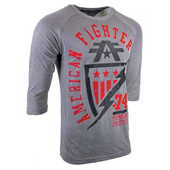 AMERICAN FIGHTER Men's T-Shirt CENTRAL RAGLAN Athl - Picture 4 of 8